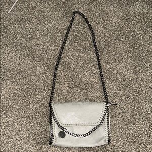 Stylish Gray Chain Shoulder Bag